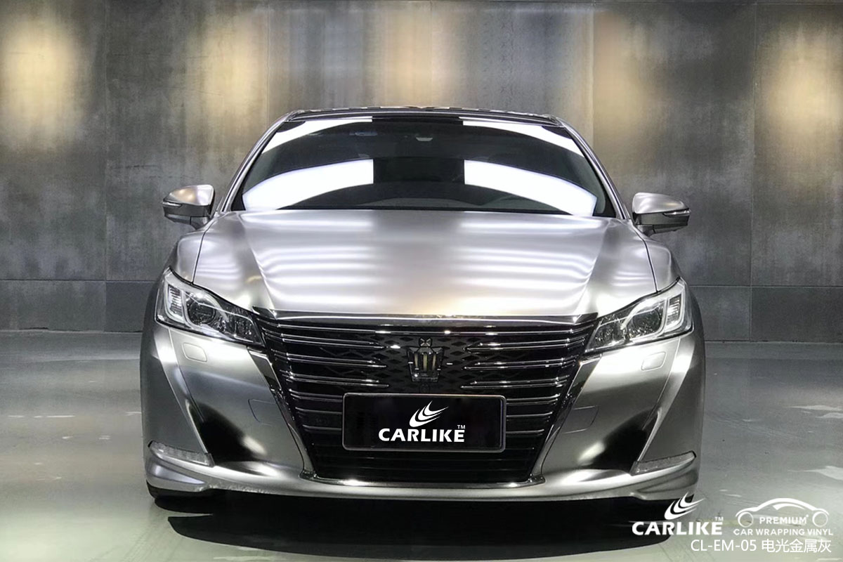 CARLIKE卡莱克™CL-EM-05丰田皇冠金属电光金属灰汽车改色膜