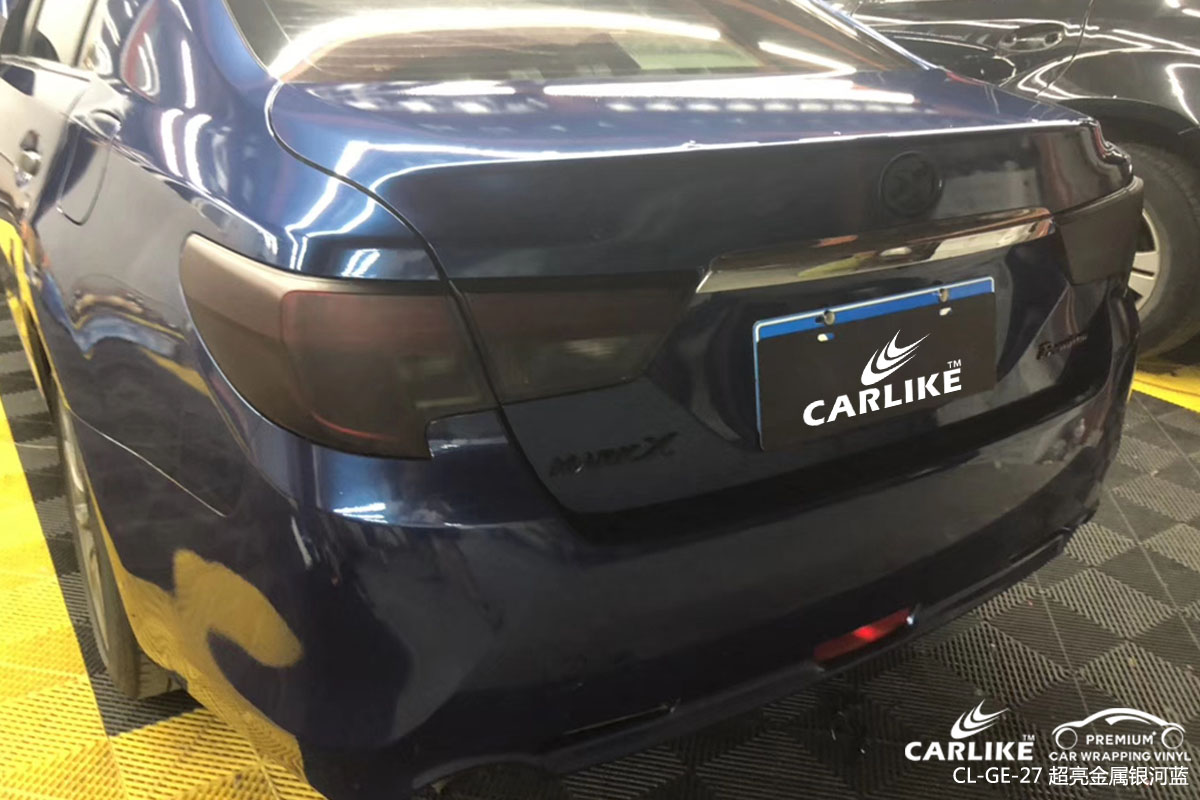 CARLIKE卡莱克™CL-GE-27丰田锐志超亮金属银河蓝车身改色贴膜