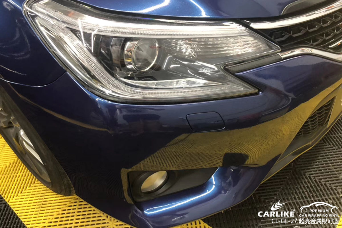 CARLIKE卡莱克™CL-GE-27丰田锐志超亮金属银河蓝车身改色贴膜