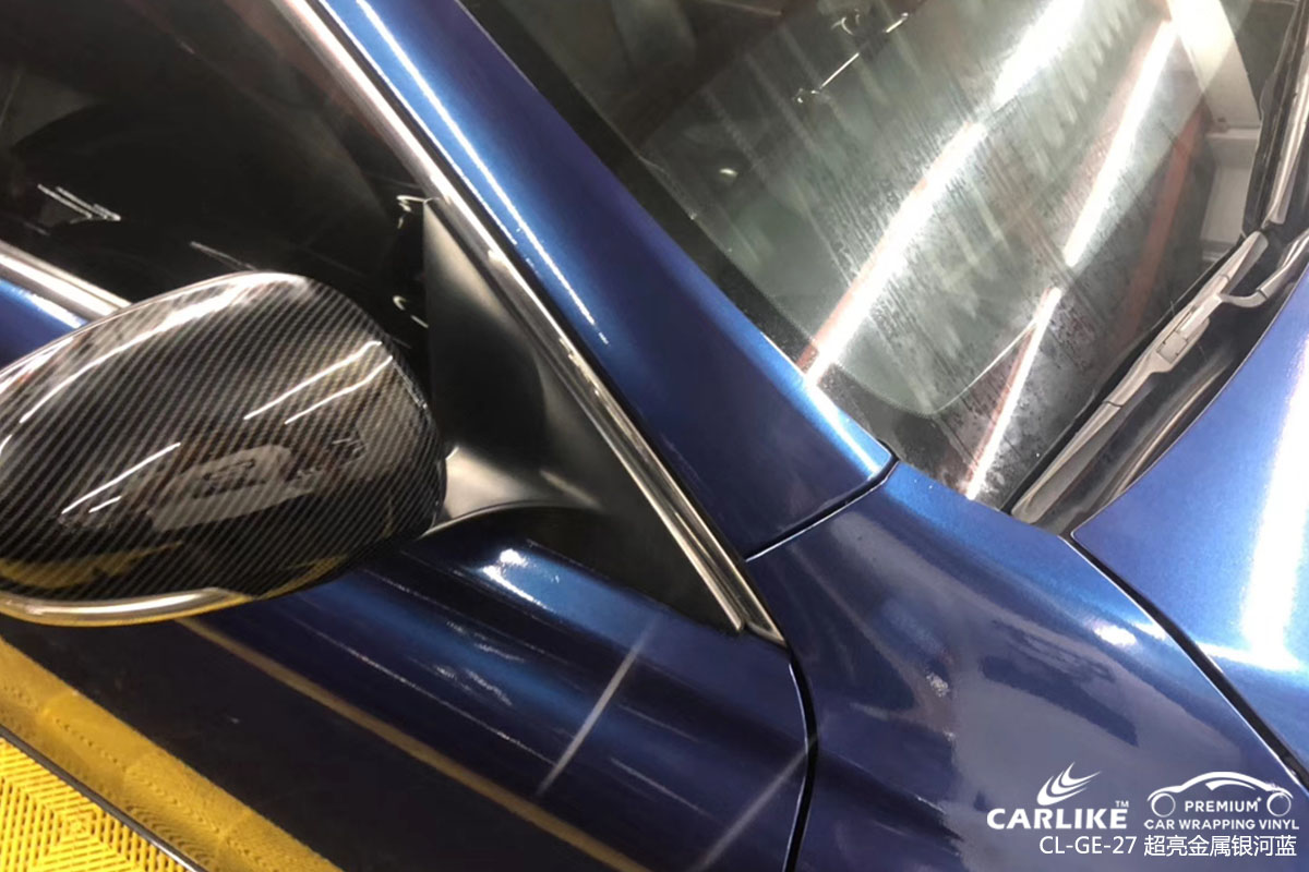 CARLIKE卡莱克™CL-GE-27丰田锐志超亮金属银河蓝车身改色贴膜