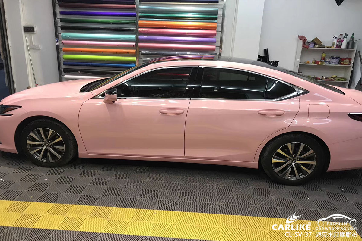 CARLIKE卡莱克™CL-SV-37雷克萨斯超亮水晶胭脂粉全车改色膜