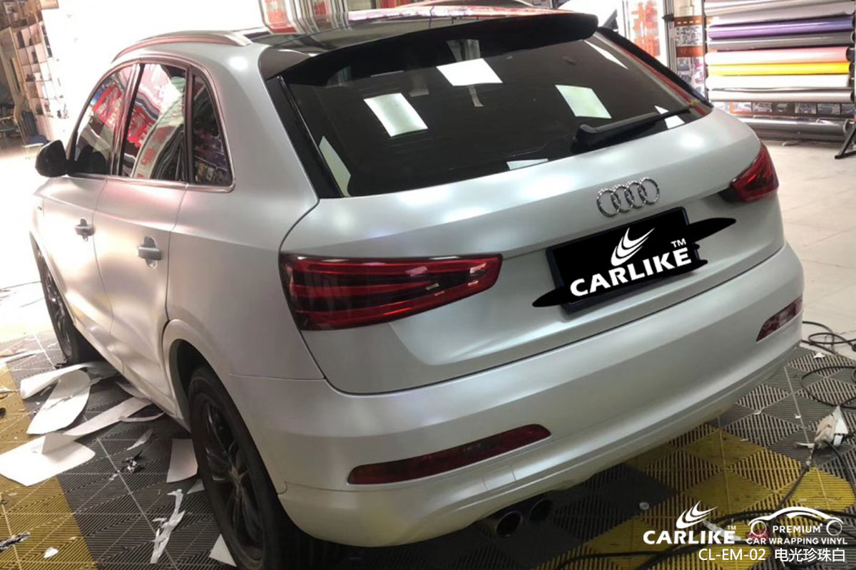 CARLIKE卡莱克™CL-EM-02奥迪电光珍珠白汽车改色