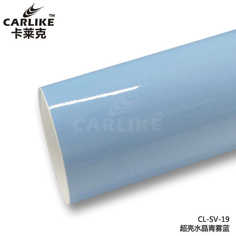 卡莱克CL-SV-19超亮水晶青雾蓝车身改色膜