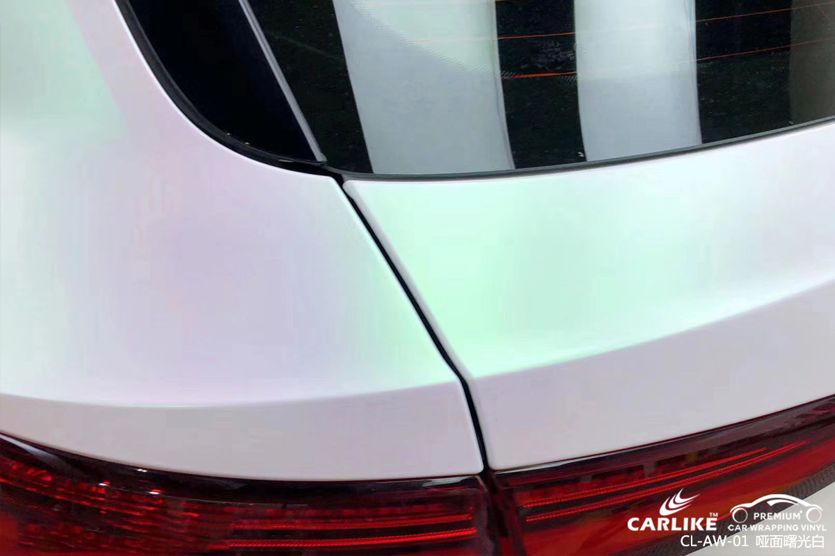 CARLIKE卡莱克™CL-AW-01奥迪哑面曙光白汽车改色膜