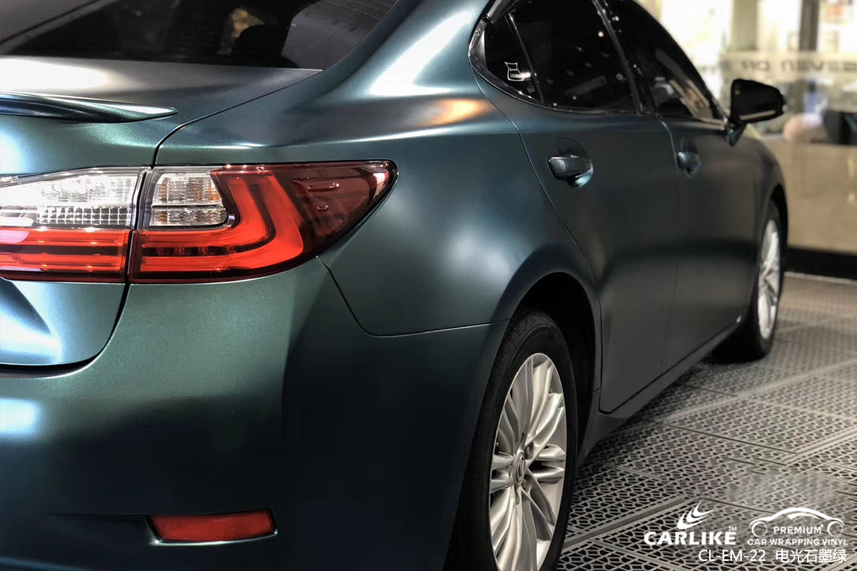 CARLIKE卡莱克™CL-EM-22雷克萨斯金属电光石墨绿全车改色膜