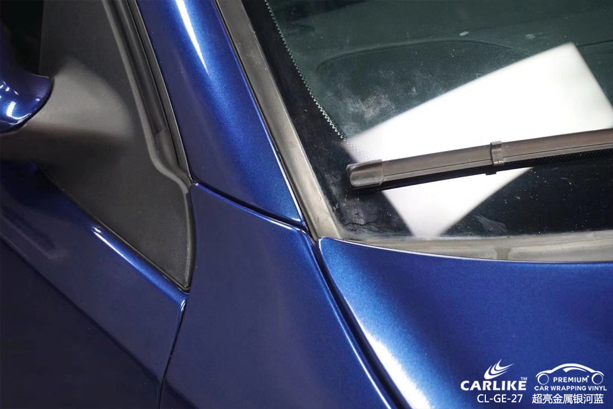 CARLIKE卡莱克™CL-GE-27萨博超亮金属银河蓝汽车改色膜