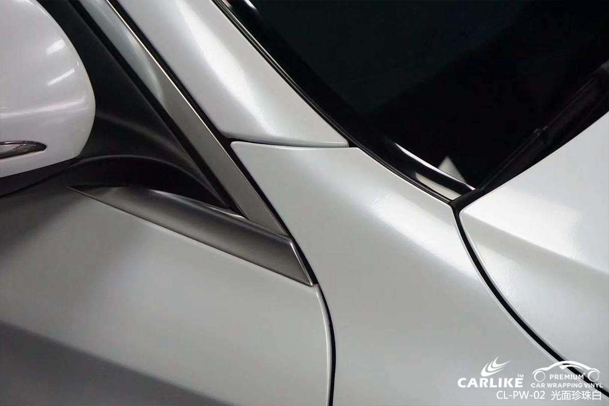 CARLIKE卡莱克™CL-PW-02奔驰亮面珠光白全车改色膜