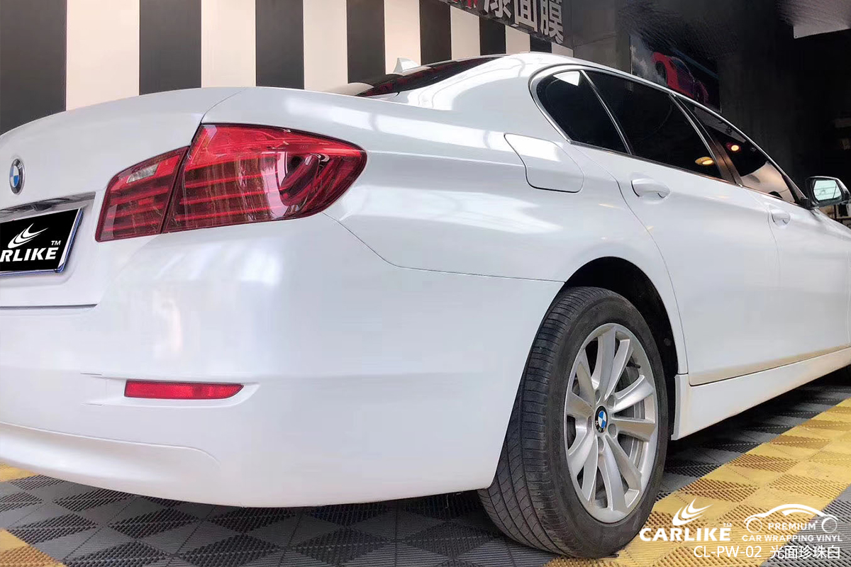 CARLIKE卡莱克™CL-PW-02宝马亮面珍珠白全车贴膜