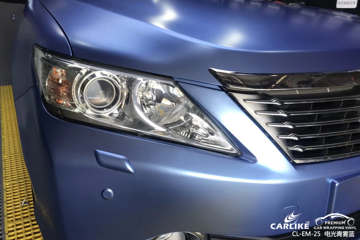 CARLIKE卡莱克™CL-EM-25丰田金属电光青雾蓝车身改色膜