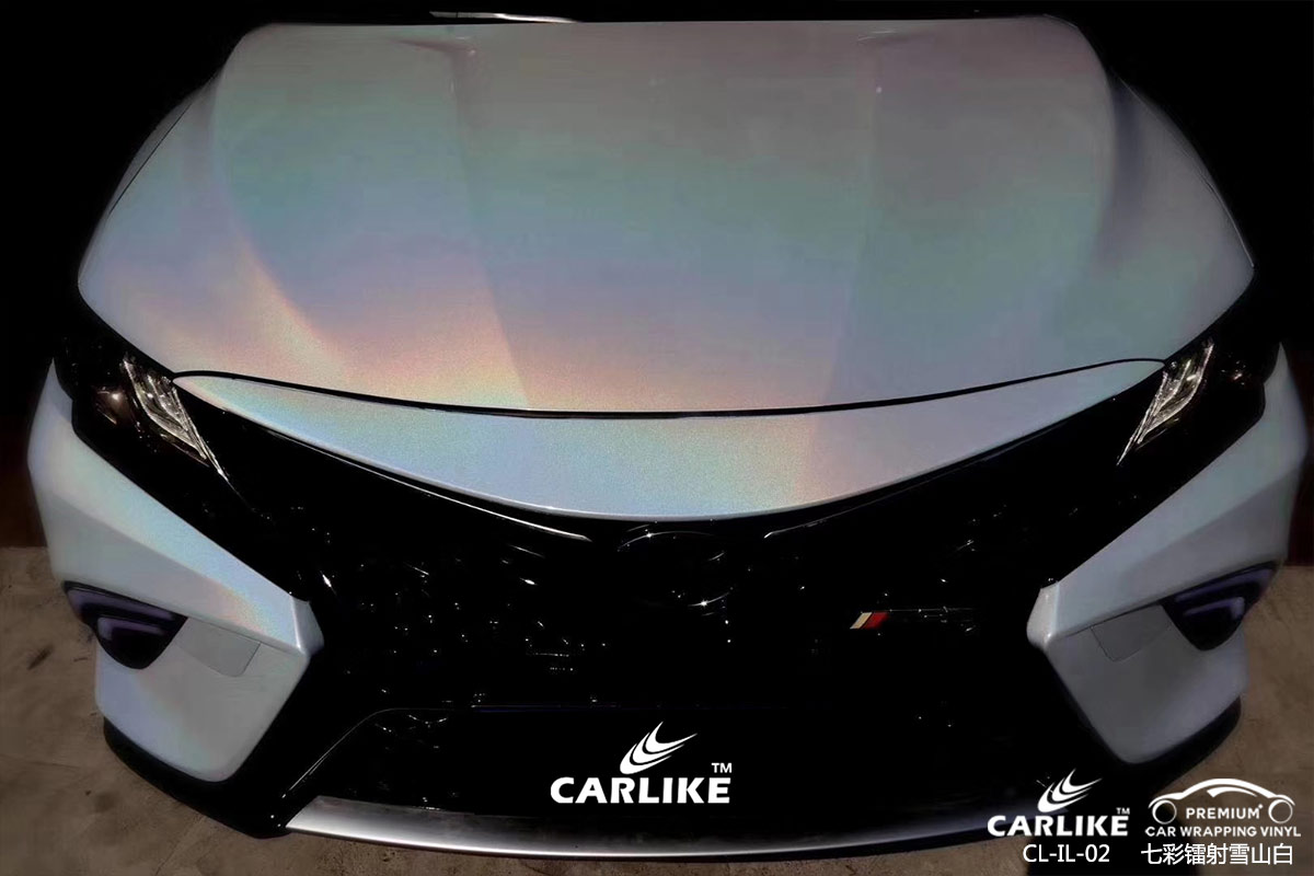 CARLIKE卡莱克™CL-IL-02丰田七彩镭射雪山白车身贴膜
