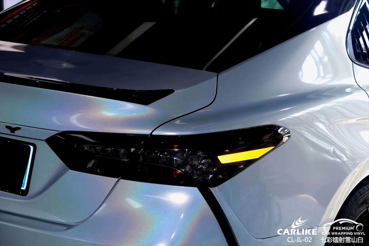 CARLIKE卡莱克™CL-IL-02丰田七彩镭射雪山白车身贴膜