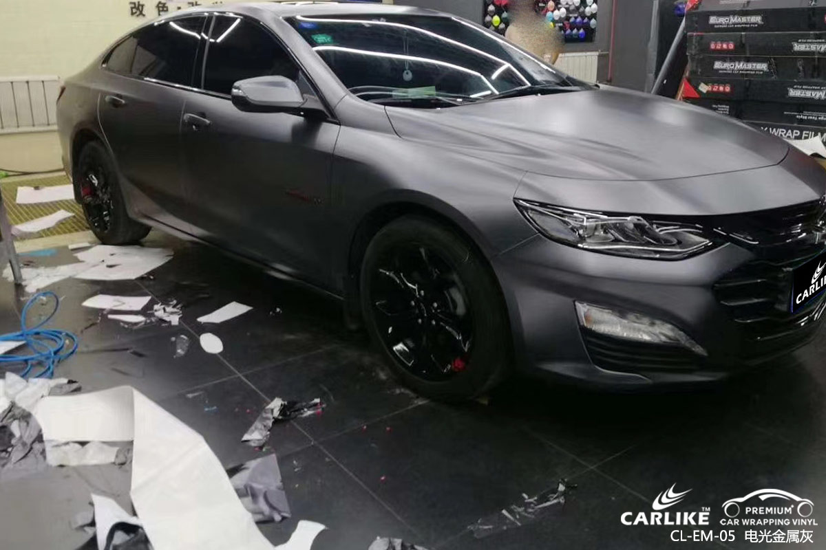 CARLIKE卡莱克™CL-EM-05雪佛兰金属电光金属灰车身改色膜石家庄贴膜案例图
