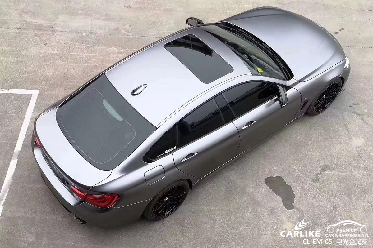 CARLIKE卡莱克™CL-EM-05宝马金属电光金属灰全车改色膜宜昌贴膜案例图