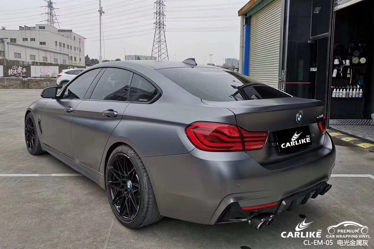 CARLIKE卡莱克™CL-EM-05宝马金属电光金属灰全车改色膜宜昌贴膜案例图