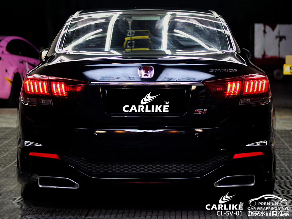CARLIKE卡莱克™CL-SV-01本田超亮水晶典雅黑汽车改色膜合肥贴膜案例图