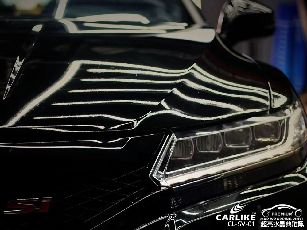 CARLIKE卡莱克™CL-SV-01本田超亮水晶典雅黑汽车改色膜合肥贴膜案例图