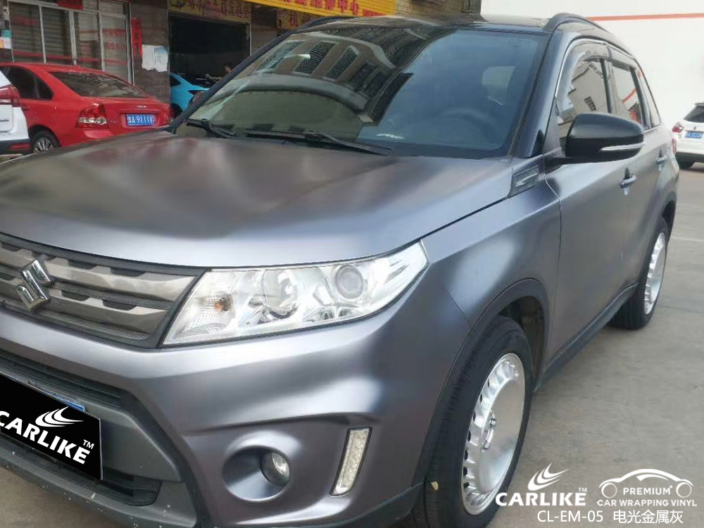 CARLIKE卡莱克™CL-EM-05铃木维特拉电光金属灰汽车改色
