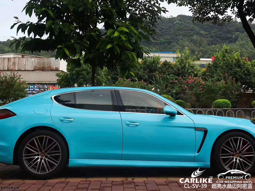 CARLIKE卡莱克™CL-SV-39保时捷超亮水晶迈阿密蓝汽车改色