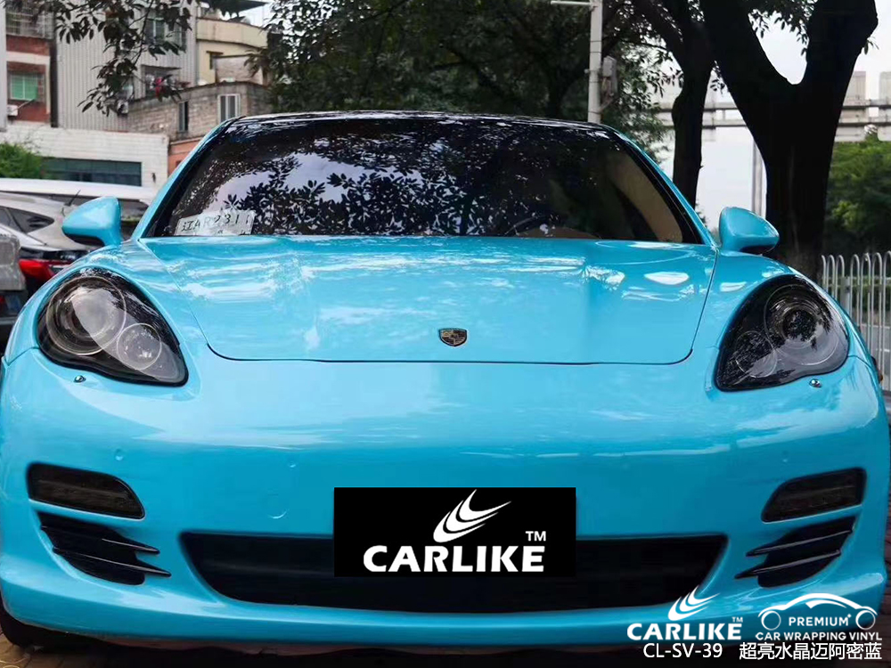 CARLIKE卡莱克™CL-SV-39保时捷超亮水晶迈阿密蓝汽车改色