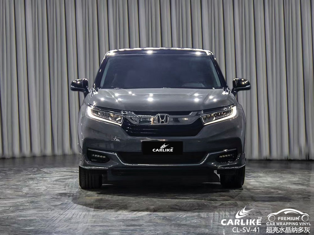 CARLIKE卡莱克™CL-SV-41本田超亮水晶纳多灰全车贴膜施工