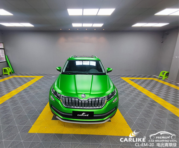 CARLIKE卡莱克™CL-EM-20斯柯达电光青草绿全车贴膜