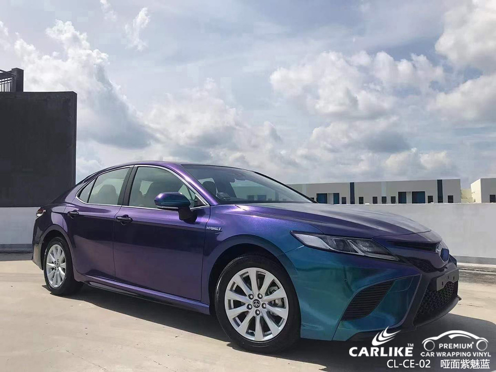 CARLIKE卡莱克™CL-CE-02卡罗拉哑面紫魅蓝全车改色