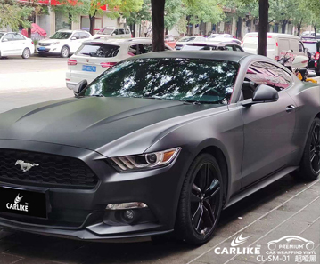 CARLIKE卡莱克™CL-SM-01福特野马超哑黑全车施工改色