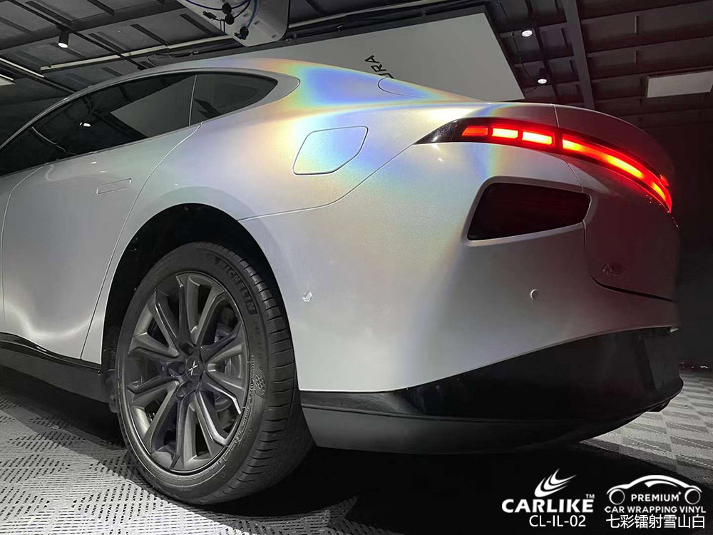 CARLIKE卡莱克™CL-IL-02小鹏七彩镭射雪山白全车贴膜