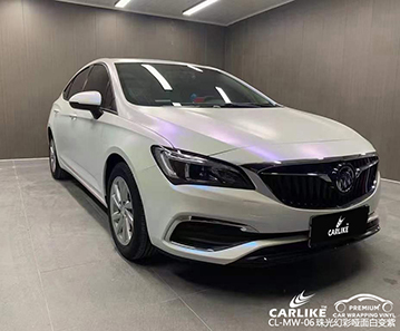 CARLIKE卡莱克™CL-MW-06别克珠光幻彩哑面白变紫全车改色